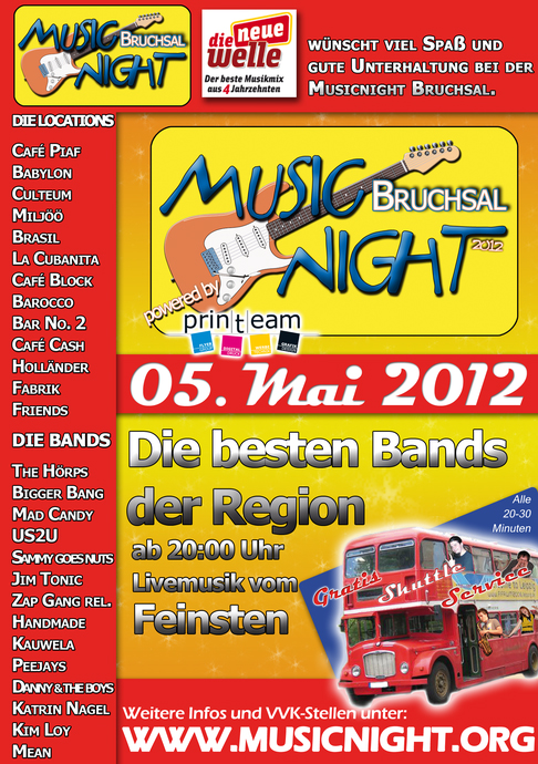 DATB bei der Music Night Bruchsal