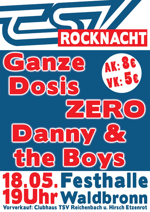 DATB bei der Rocknacht in Reichenbach